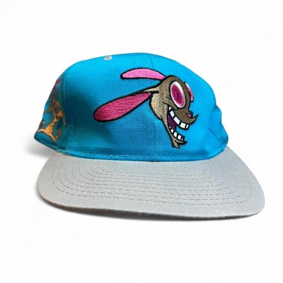 Vintage Ren & Stimpy Nickelodeon 1993 American Needle Stitched Ball Cap Ren Hoek - Picture 1 of 7